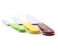 Arcos Serie Vintage, Juego de Cuchillos de 3 Piezas, Mondador + Cocina + Chef, Hoja de Acero Inoxidable Nitrum, Mango de Polioximetileno, Pom, Multicolor