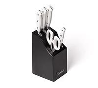 Arcos Set Cuchillos Forjados 5 piezas - Acero Inoxidable y Hoja mm. 3500 gr. Mango ergonómico Polioximetileno POM. Serie Riviera Blanc. Hoja delgada con un Borde Suave característico. Color Blanco.