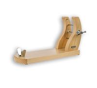 Arcos Soporte de Jamón Jamonero - Madera de Pino Lacada Natural, Herrajes Metálicos, 500x280x180 mm, Ideal para Cocina y Cuchillos, Caja Regalo Incluida