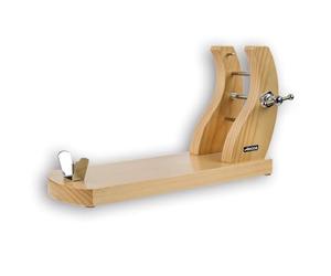 ARCOS Soporte de Jamón Jamonero Madera de Pino 500x280x180 mm | Herrajes metálicos. Serie Accesorios. Madera de pino lacada en color natural.