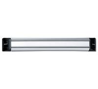 Arcos Soporte Magnético para Cuchillos - Organizador de Cocina de PVC, Acero y ABS - 300 x 45 mm - Diseño Elegante en Gris y Negro - Ideal para Ahorro de Espacio y Seguridad