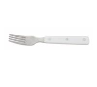 Arcos tenedor de acero inoxidable 18/10 mango polioximetileno, blanco,