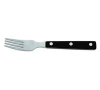 ARCOS Tenedor de Mesa Acero Inoxidable 18/10 190 mm | Serie Cuchillos de Mesa. Mango de polioximetileno. Color negro.