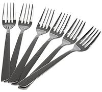 Arcos Tenedores para Tartas de Acero Inoxidable 18/10, Juego de 6 Piezas, Monoblock de 140 mm, Ideal para Postres y Reuniones, Serie Toscana