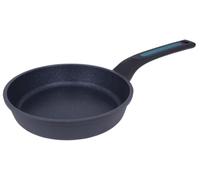 ARCOS Thera Sartén Antiadherente de 16 Cm para Inducción, Gas y Vitrocerámica. Sartén de Cocina Pequeña de Aluminio Fundido con Mango Ergonómico Extraíble y Apta para Lavavajillas. Color Negro y Azul