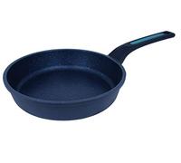 Arcos Thera Sartén Antiadherente de 26 Cm para Inducción, Gas y Vitrocerámica. Sartén de Cocina Mediana de Aluminio Fundido con Mango Ergonómico Extraíble y Apta para Lavavajillas. Color Negro y Azul