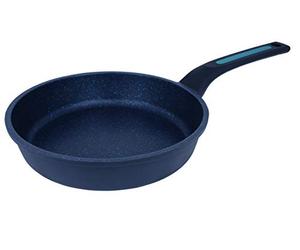Arcos Thera Sartén Antiadherente de 26 Cm para Inducción, Gas y Vitrocerámica. Sartén de Cocina Mediana de Aluminio Fundido con Mango Ergonómico Extraíble y Apta para Lavavajillas. Color Negro y Azul