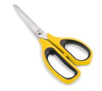 Arcos Tijeras cocina Acero Inoxidable. Tijeras cocina profesionales para cortar todo tipo alimentos. Mango polipropileno y Hoja 215 mm. Serie Prochef. Color amarillo y negro.