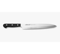 Arcos Cuchillo Chef 9.s Acero Inoxidable. Cuchillo Yanagiba asiático. Mango ergonómico polioximetileno y Hoja 240 mm. Serie Universal. Color negro.