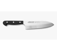 Arcos Universal Cuchillo Deba Asiático Acero Inoxidable Nitrum 180 mm | Agarre ergonómico y antideslizante para uso diario. Mango de POM. Serie Universal. Color negro.