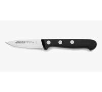 Arcos Cuchillo mondador Universal 281004 – Acero Nitrum, mango polioximetileno, hoja 7,5 cm – Negro