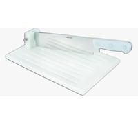 Arcos Utensilios Profesionales - Cortadora de Pan Tabla para cortar Pan - Acero Inoxidable 520 x 270 mm - Polietileno Color Blanco
