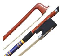 ARCRAW Arco de violín 4/4 tamaño completo Brasil IPE madera clásico modelo francés arco redondo para violinistas violinistas profesor estudiante profesional