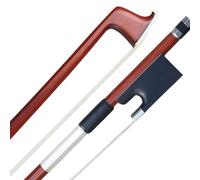 ARCRAW Arco de violín de tamaño completo 4/4 IPE de madera, modelo clásico alemán, arco octogonal para violinistas, violinistas, profesores, estudiantes profesionales (arco de violín 4/4 octogonal)