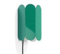 HAY Arcs, lámpara de pared, verde - con enchufe