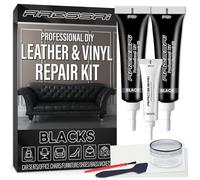 ARCSSAI Reparación de Cuero Negro de Vinilo para Muebles, Asientos de automóviles, Chaquetas, Zapatos, Cuero sintético, sin calefacción