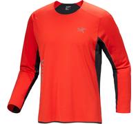 ARC'TERYX Norvan Dw Logo Ls M - Hombre - Rojo / Negro - talla L- modelo 2025