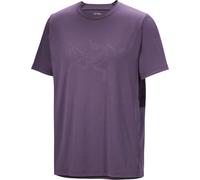 Arc'teryx - Ropa de senderismo - Cormac Logo SS M Moondrop de Lana - Talla L - Púrpura Púrpura L