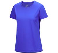 Arc'teryx - Taema Crew SS W Electra Heather para Mujer - Talla S - Azul Azul S