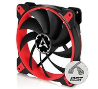 ARCTIC BioniX F120 - 120 mm Ventilador de Caja para Videojuego con PWM PST, Ventilador para CPU con Conexión PST (PWM Sharing Technology), Regula las RPM Sincrónicamente, 200-1800 RPM - Rojo