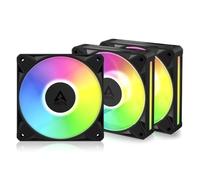 ARCTIC BioniX P12 A-RGB pack de 3, ventiladores PWM 120 mm, Daisy Chain