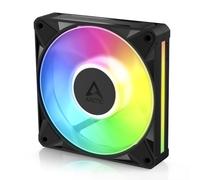 ARCTIC BioniX P12 A-RGB, ventilador PWM de 120 mm con Daisy Chain | Alta presión estática, 450-3000 rpm, 16 LED A-RGB, panel lateral translúcido, conexión sin cables