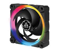 ARCTIC BioniX P120 A-RGB - Ventilador PC 120mm, Fan 120mm, PWM, Optimizado para la Presión Estática, Enfriador, Rodamiento Dinámico Fluido, 400-2300 rpm - Negro