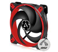 ARCTIC BioniX P120 - Ventilador PC 120mm, Fan 120mm, Función de Compartimiento PWM PST, Optimizado para la Presión Estática, Enfriador, Sincronización de rpm, 200-2100 rpm - Rojo