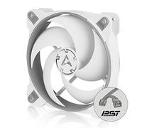 ARCTIC BioniX P120 - Ventilador PC 120mm, Fan 120mm, Función de Compartimiento PWM PST, Optimizado para la Presión Estática, Enfriador, Sincronización de RPM, 200-2100 RPM - Gris/Blanco