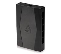 ARCTIC Case Fan Hub - Distribuidor de Ventiladores PWM de 10 Veces con Potencia SATA - Negro