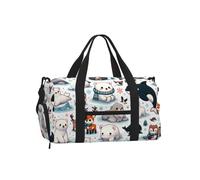 Arctic Circle - Bolsa Deportiva con Compartimento para Zapatos, diseño de Animales