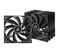 ARCTIC F12 PWM PST (5 Piezas) - 120 mm Ventilador de Caja para CPU con PWM Sharing Technology (PST), Motor Muy Silencioso, Computadora, 230-1350 RPM - Negro