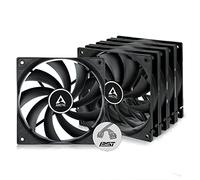 ARCTIC F12 PWM PST (5 Piezas) - Ventilador PC 120mm, Fan 120mm, Ventilador de Caja para CPU con PWM Sharing Technology (PST), Motor Muy Silencioso, Computadora, 230-1350 RPM - Negro