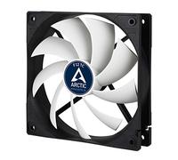 ARCTIC F12 TC - 120 mm Ventilador de Caja para CPU con Control de Temperatura, Motor Muy Silencioso con Exclusivo Sistema Antivibración, Computadora, 300-1350 RPM - Negro/Blanco