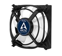 ARCTIC F8 Pro - 80 mm Ventilador de Caja para CPU, Motor Muy Silencioso con Exclusivo Sistema Antivibración Computadora, 2000 RPM - Negro/Blanco