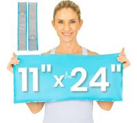 Arctic Flex Bolsas de hielo reutilizables para lesiones - Paquetes flexibles de frío caliente - Envoltura de hielo de gel de terapia con correas - Tobillo, codo, rodillas, pie, brazo de cadera,