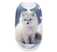 Arctic Fox in The Snow - Camisetas de verano para mascotas, sin mangas, transpirable, para cachorros y gatos pequeños