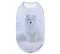 Arctic Fox in The Snow - Linda ropa para mascotas, chaleco suave para cachorros, suéter cálido para perros pequeños y medianos, XL