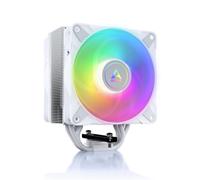 ARCTIC Freezer 36 A-RGB - Ventilador CPU de Torre única con Push-Pull, Dos Ventiladores P de 120 mm con presión optimizada, Rodamiento fluidodinámico, 200-2000 RPM, 4 Heatpipes, Incl. MX-6 - Blanco