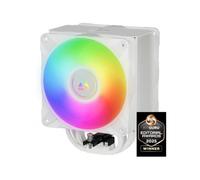 ARCTIC Freezer 36 A-RGB - Ventilador CPU de Torre única con Push-Pull, Dos Ventiladores P de 120 mm con presión optimizada, Rodamiento fluidodinámico, 200-2000 RPM, 4 Heatpipes, Incl. MX-6 - Blanco