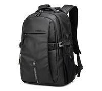 ARCTIC HUNTER AH Mochila de viaje grande para hombre, mochila compacta de 30 L, mochila informal de negocios y fin de semana, Negro, L, West Modern