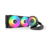 ARCTIC Liquid Freezer III Pro 240 A-RGB - Enfriador de CPU AIO, 2 x 120 mm Refrigeración por Agua, 38 mm Radiator, Bomba PWM, Ventilador VRM, AMD AM5/AM4, Intel LGA1851/1700 Marco de Contacto - Negro