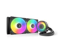 ARCTIC Liquid Freezer III Pro 280 A-RGB - Refrigeracion Liquida PC, AIO para CPU, 2x140 mm, 38 mm Radiator, Bomba PWM, Ventilador VRM, AMD AM5/AM4, Intel LGA1851/1700 Marco de Contacto - Negro
