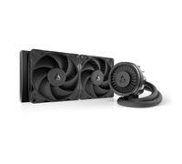 ARCTIC Liquid Freezer III Pro 280 - Refrigerador de CPU AIO, 2 x 140 mm Refrigeración por Agua, 38 mm Radiator, Bomba PWM, Ventilador VRM, AMD AM5/AM4, Intel LGA1851/1700 Marco de Contacto - Negro