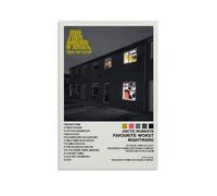 Arctic Monkeys 505 - Póster decorativo para dormitorio y sala de estar, diseño de peor pesadilla favorita, lienzo sin marco para regalo, 30 x 45 cm