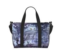 Arctic Owl - Bolsa de viaje cruzada de mano con un solo hombro, bolsa de deporte y fitness, bolsa de equipaje de viaje
