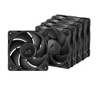 ARCTIC P12 Pro LN - Pack de 5 - Ventilador Premium de bajo ruido, Ventilador PWM de 120 mm, 450-2000 rpm, 0 rpm < 5% PWM, rodamiento fluidodinámico, 4 pines - Negro