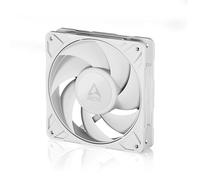 ARCTIC P12 Pro PST - Potente Ventilador de Caja PC Premium, Case Fan PWM de 120 mm con Divisor de Cable en Y, 600-3000 rpm, 0 rpm <5% PWM, Rodamiento fluidodinámico, 4 Pines - Blanco