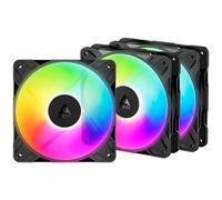 Arctic P12 Pro Reverse ARGB 120mm Triple Pack Negro