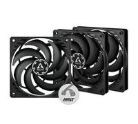 Arctic P12 Slim PWM PST 120mm Triple Pack Negro